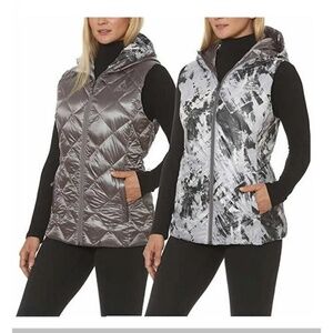 Gerry Packable Reversible Down Vest Size Large